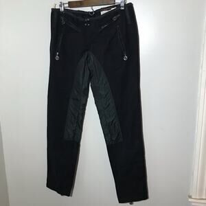 Vintage RA RE rag recycle black heavy duty jeans 31 moto grunge biker zippers